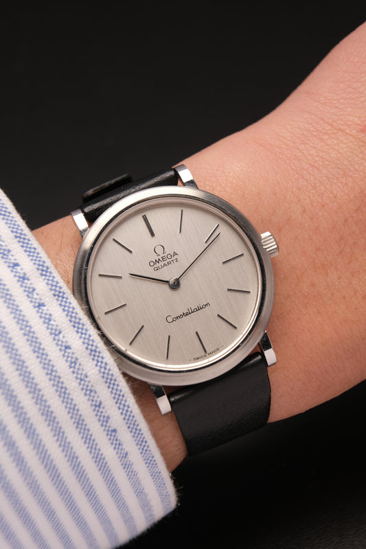 1976 OMEGA CONSTELLATION MENS VINTAGE QUARTZ  - STAINLESS STEEL