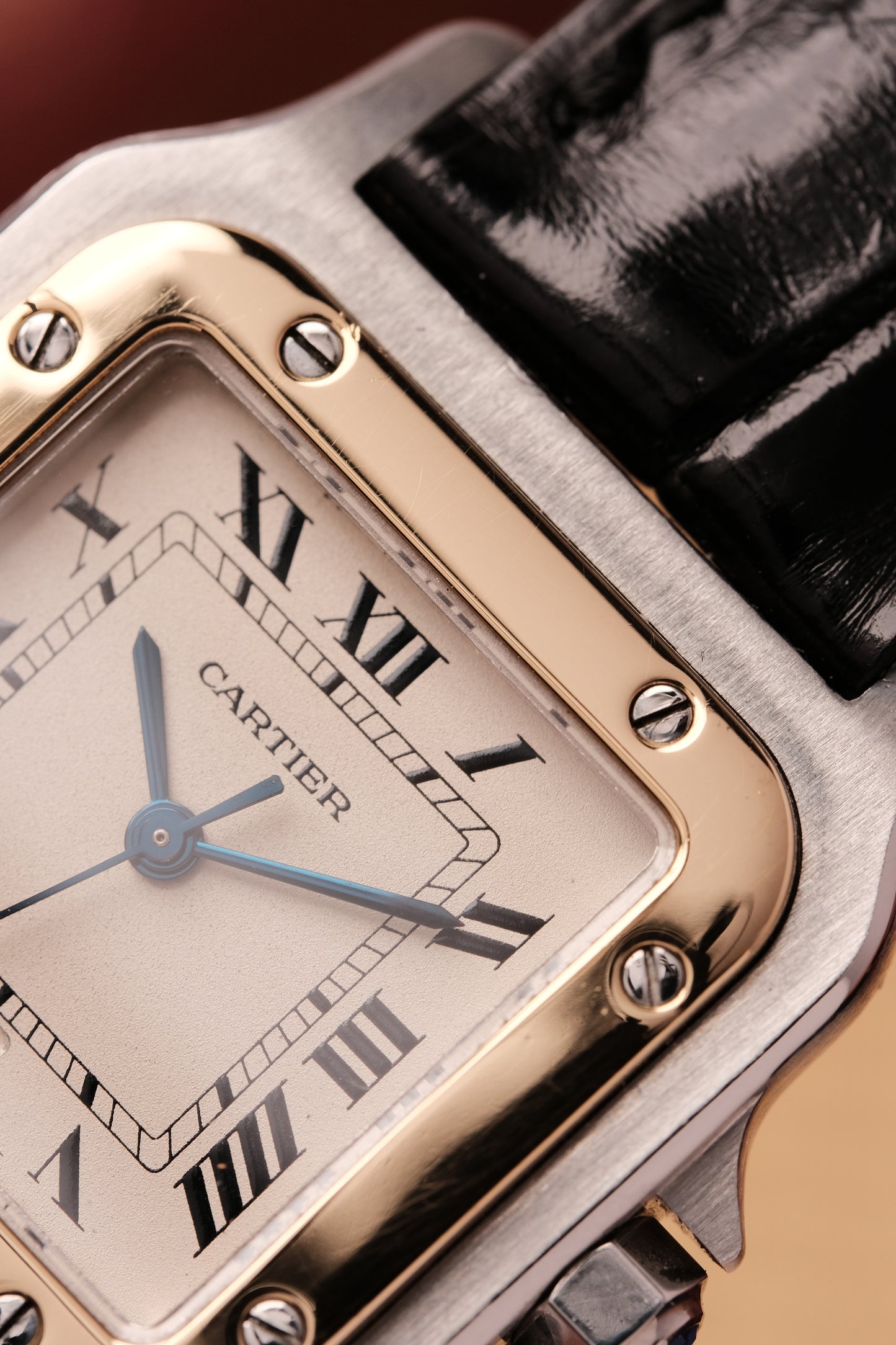 Cartier Santos Galbée Ref. 187901 29x41mm Soft Curved Case