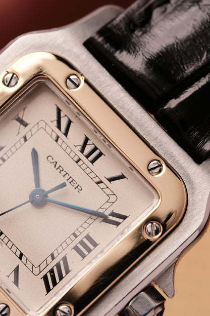 Cartier Santos Galbée Ref. 187901 29x41mm Soft Curved Case
