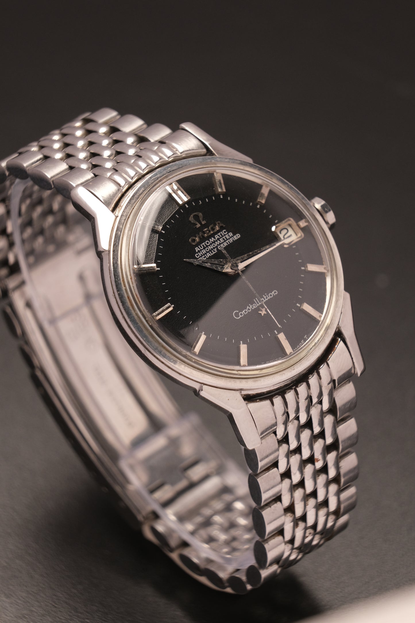Omega Constellation Pie Pan Black Dial Chronometer  Ref. 168.005