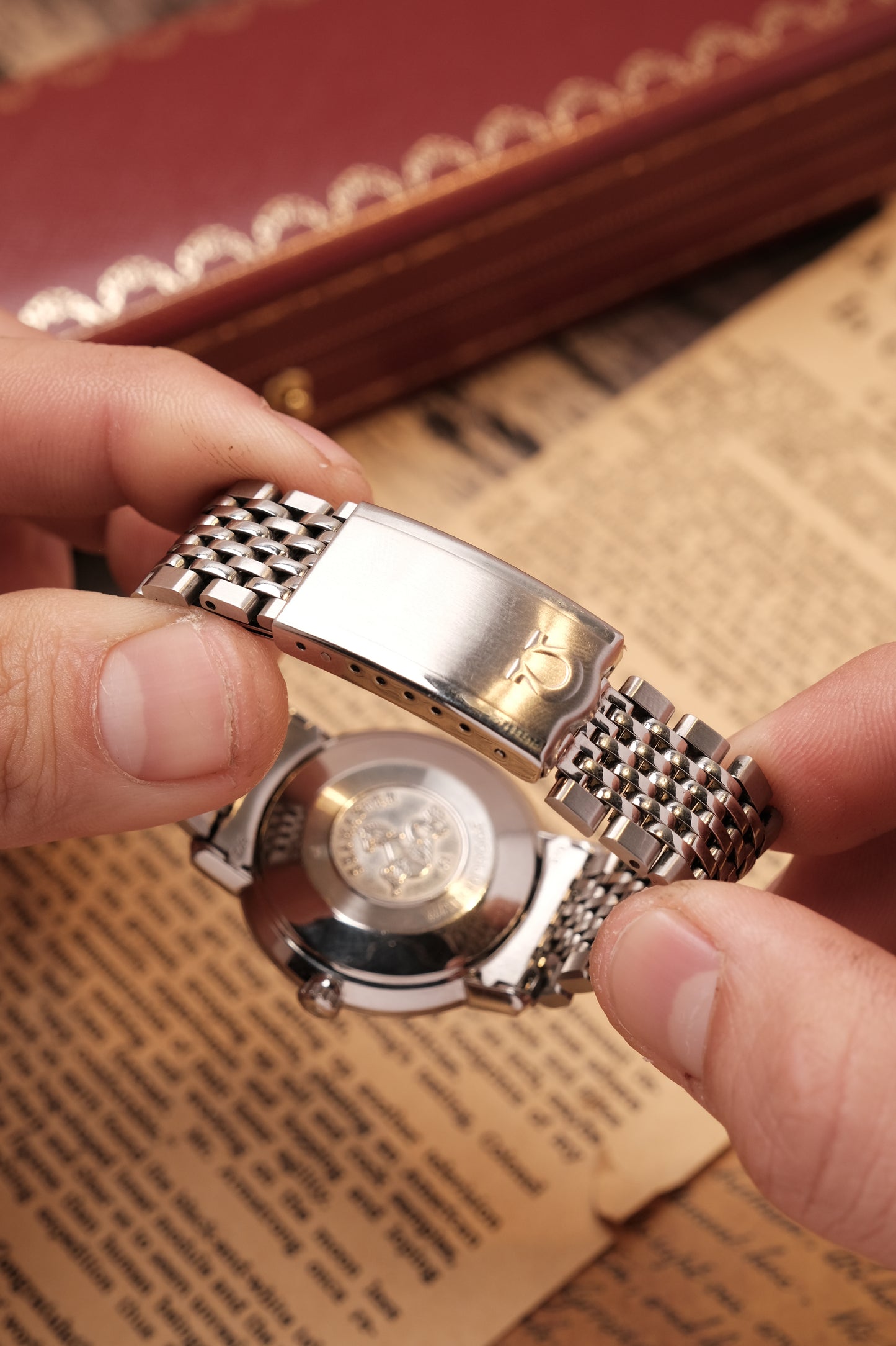 Vintage Omega Seamaster Automatic Deep Black Pie Pan Dial  166.020