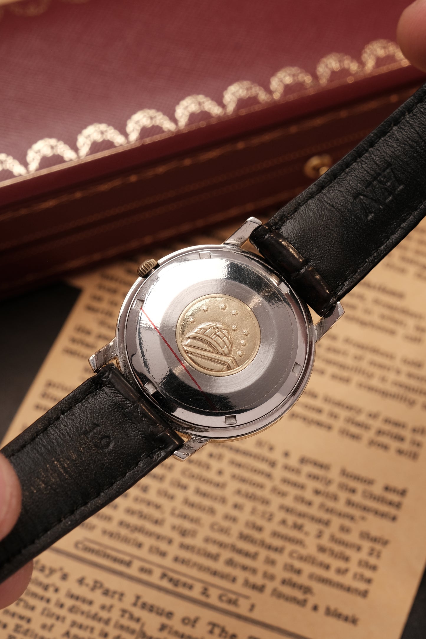 1966 OMEGA CONSTELLATION PIE PAN CHRONOMETER REF 168.010 Gold Cap