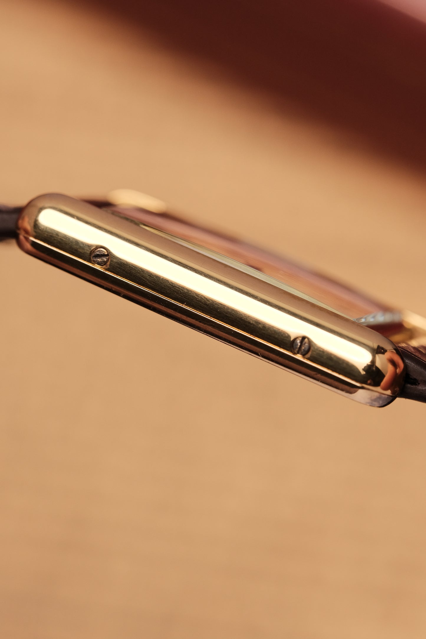 1990's CARTIER MUST DE CARTIER TANK VERMEIL ROMAN DIAL QUARTZ 23MM