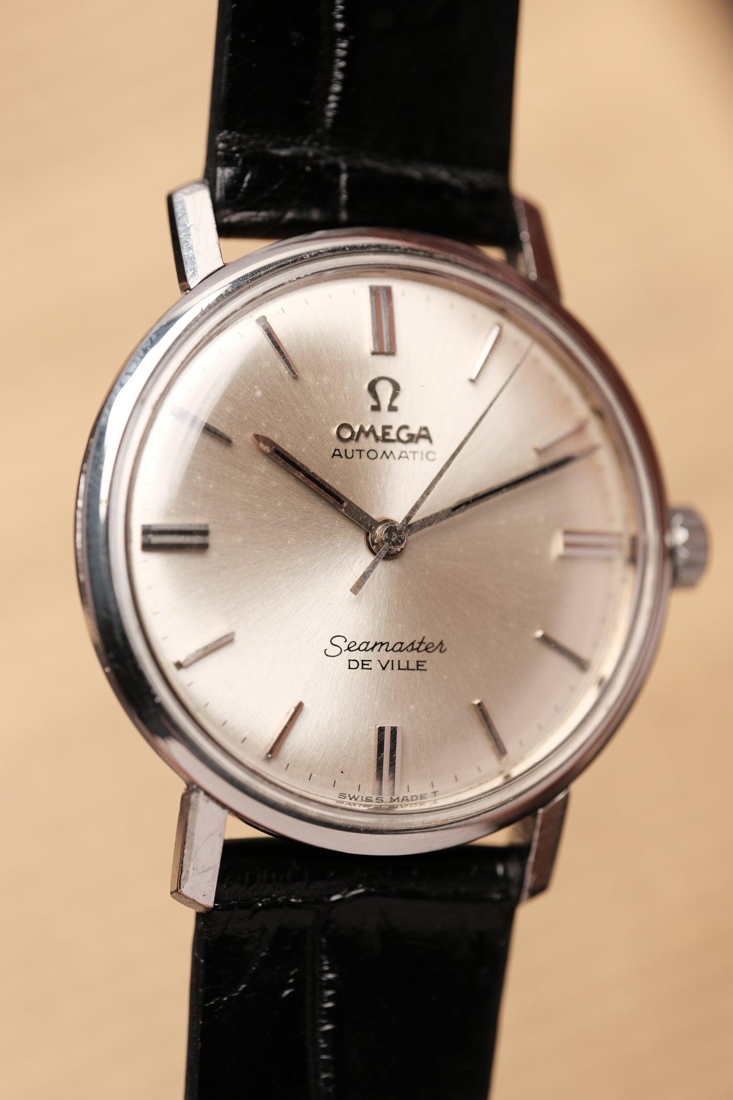 1964 Vintage Omega Seamaster De Ville Automatic White Dial 165.020