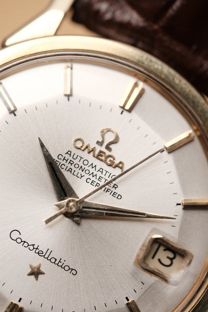 1966 OMEGA CONSTELLATION PIE PAN DOG LEG White Dial AUTOMATIC CHRONOMETER REF. 168.005