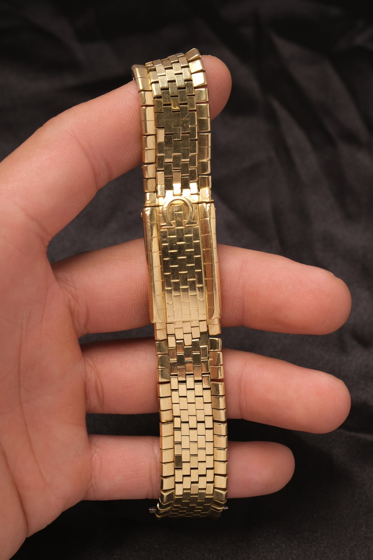 Original Brick Bracelet Omega Constellation 18k Soild Gold