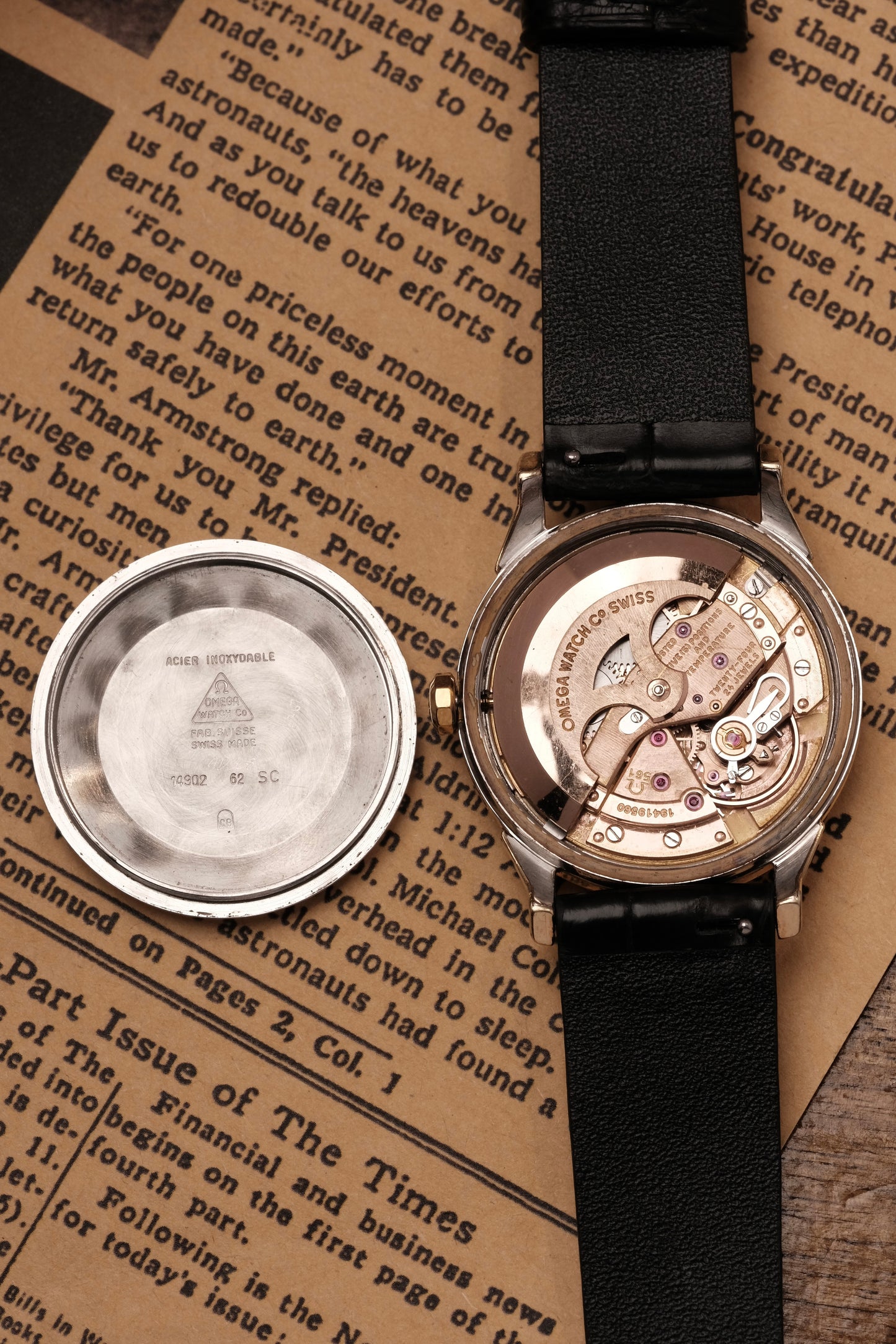 1962 OMEGA CONSTELLATION PIE PAN Champagne Dial CHRONOMETER REF 14902-62 or 168.005