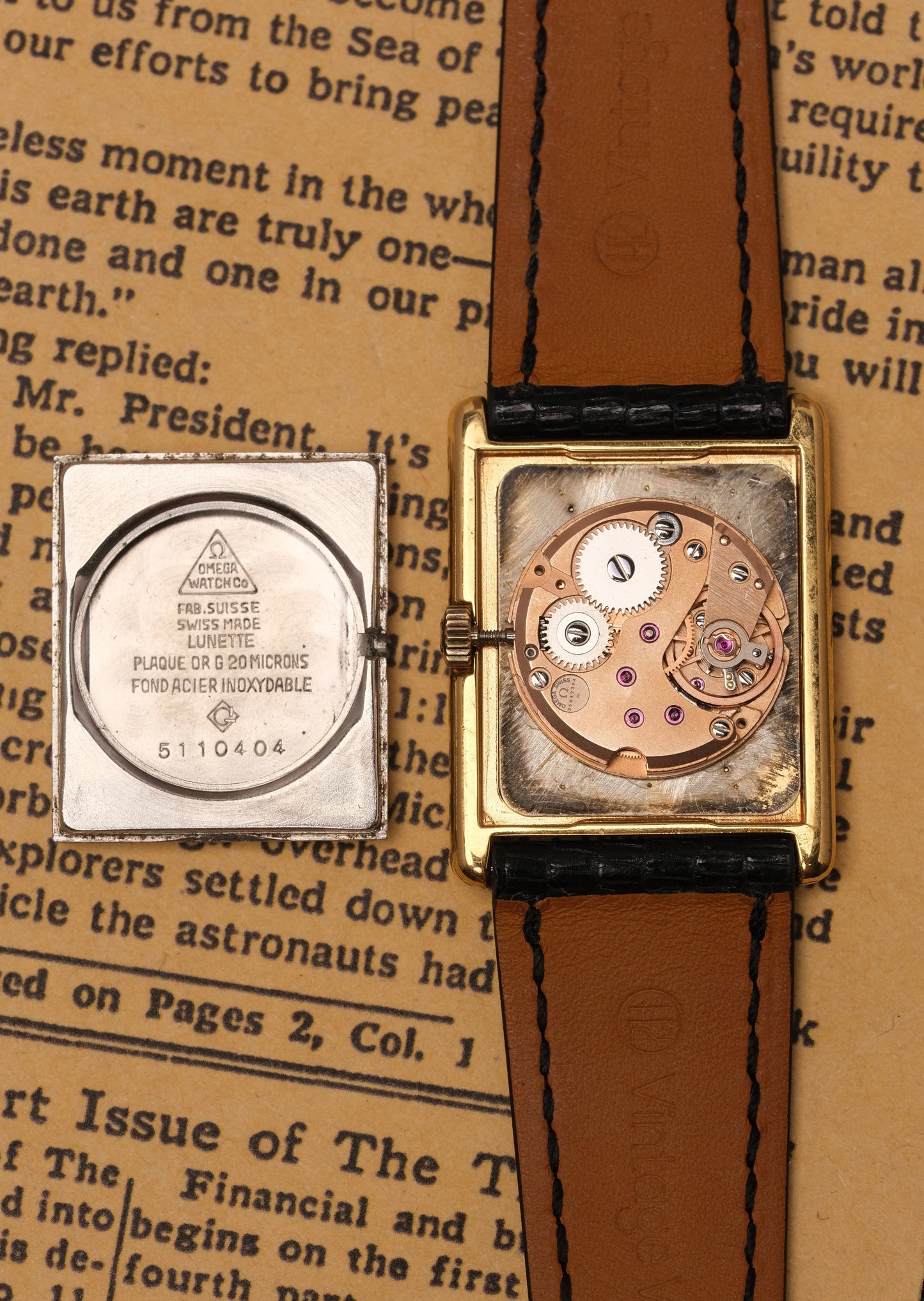 Vintage Tank OMEGA DE VILLE Manual Winding REF. 511.0404