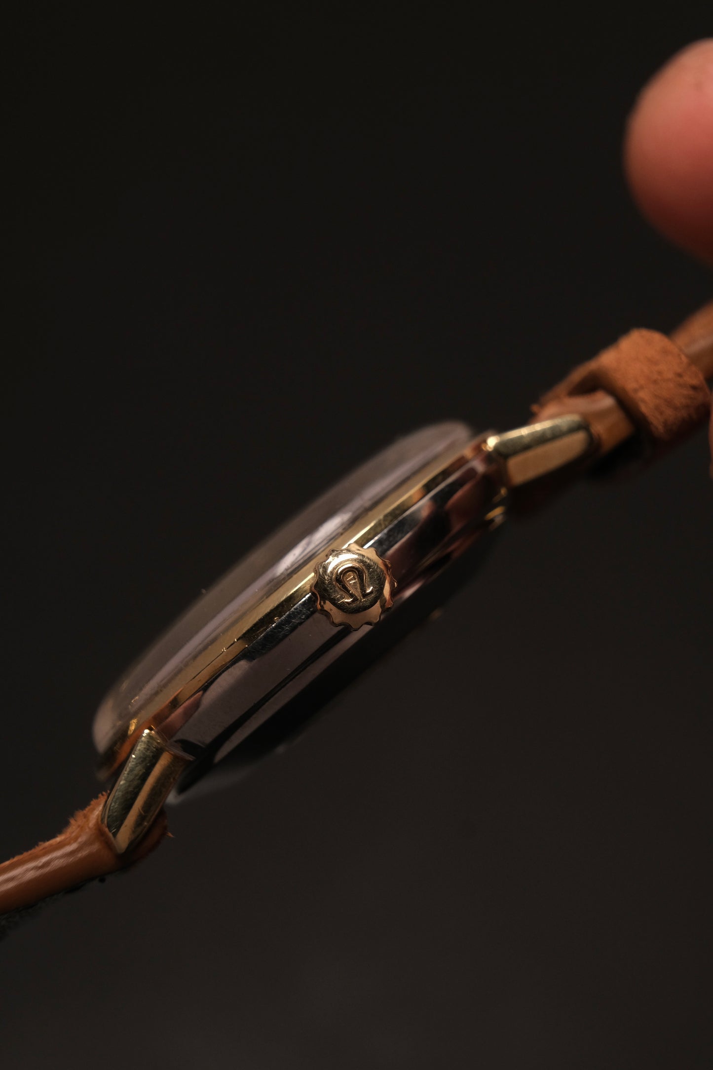 Omega Seamaster Automatic Crosshair Dial Gold Capped Ref 14765 62SC  C.552