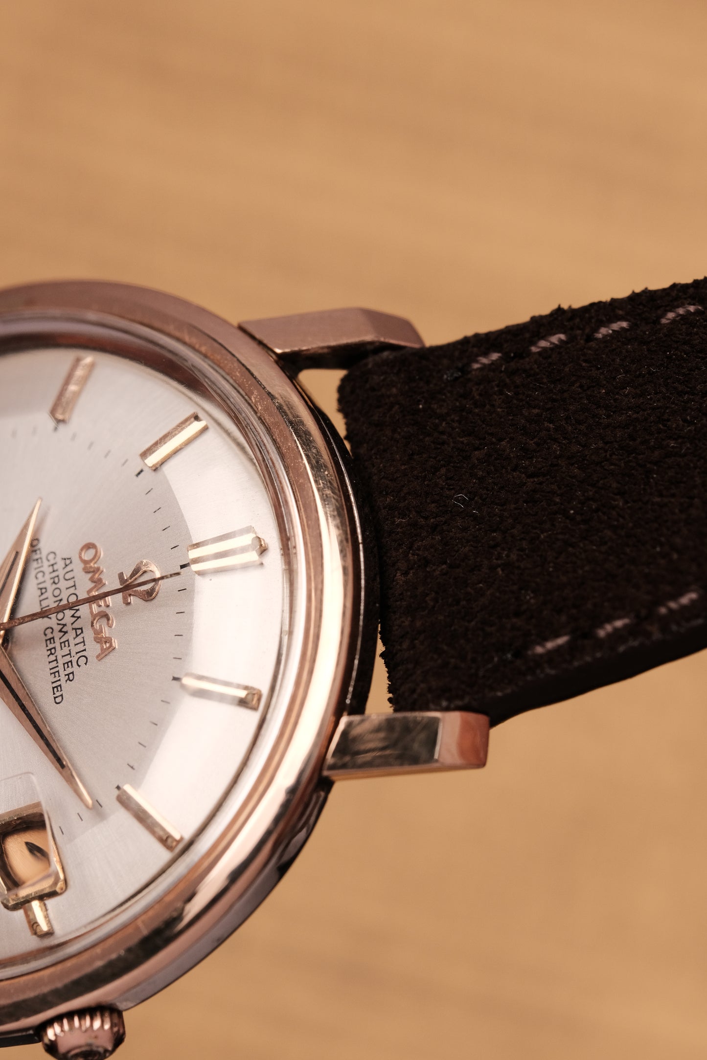 1966 OMEGA CONSTELLATION PIE PAN White Dial Rose Gold AUTOMATIC CHRONOMETER REF. 168.004