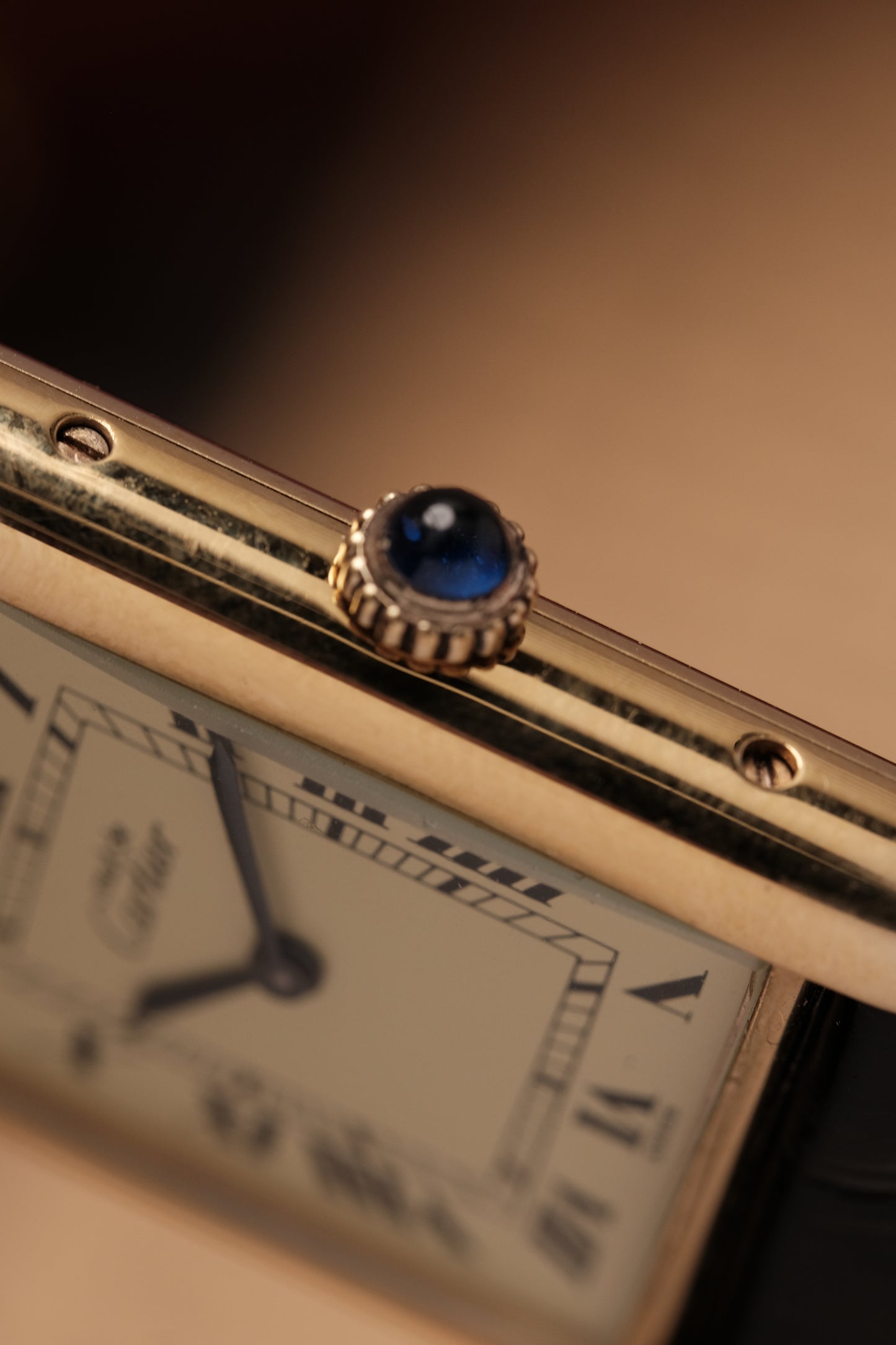 CARTIER MUST DE CARTIER TANK Hand Winding VERMEIL ROMAN DIAL REF. 6 097875