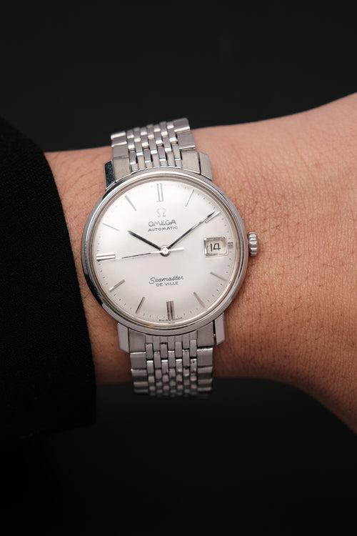1966 Vintage Omega Seamaster De Ville Automatic White Dial 166.020