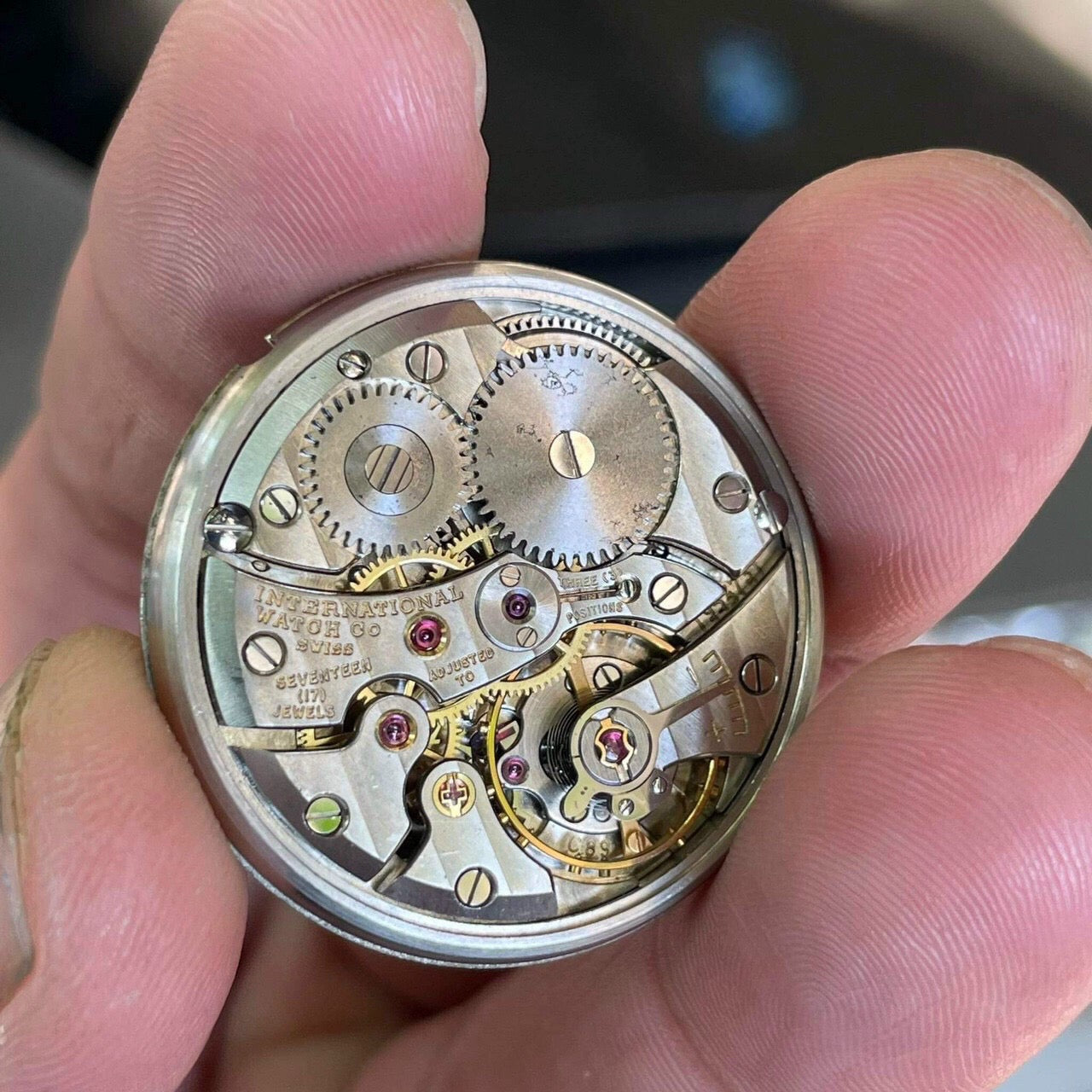 RARE 1950's Vintage IWC SCHAFFHAUSEN CAL.89 Manual-Wind Watch 34mm