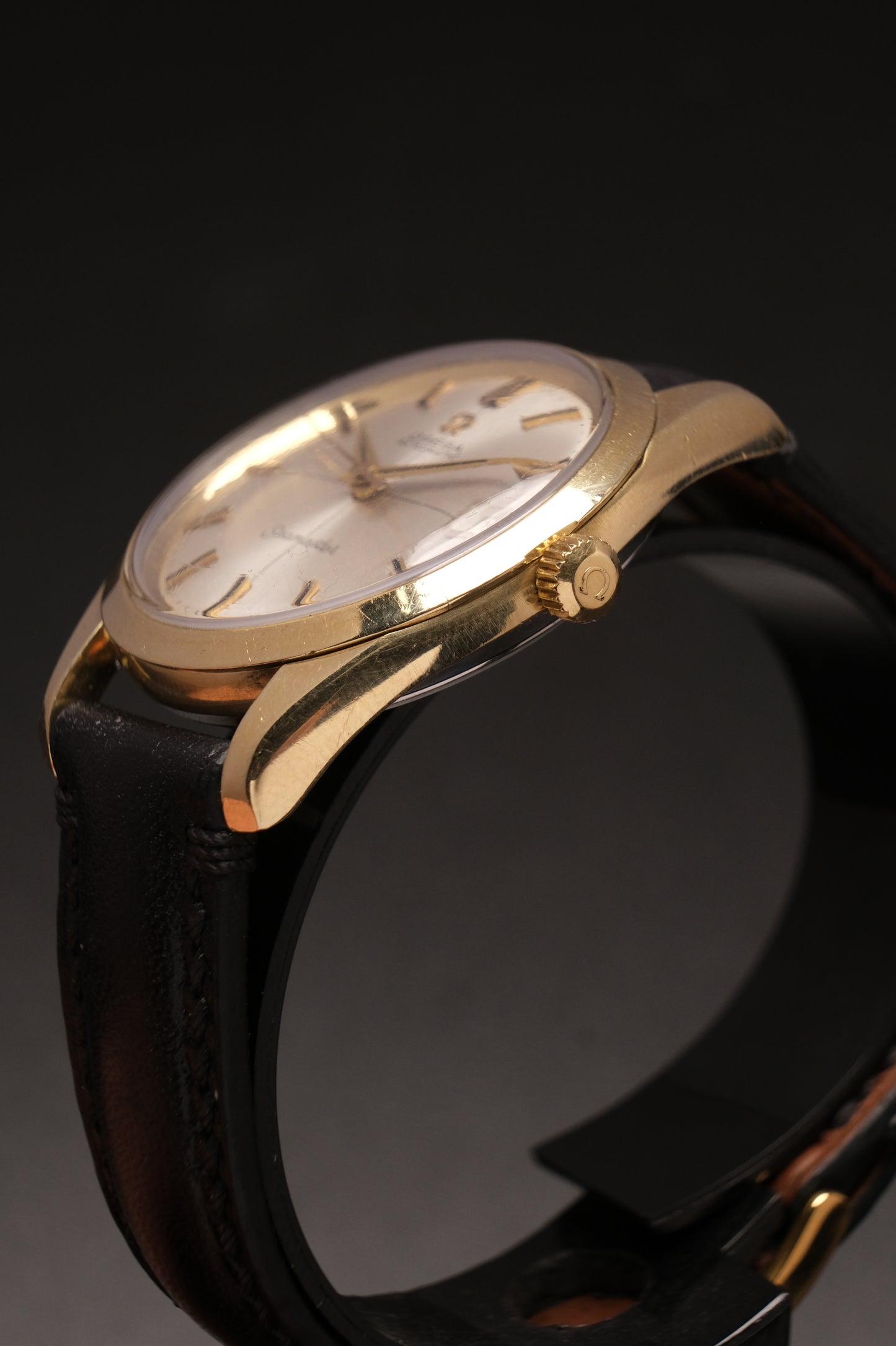 Vintage Omega Seamaster Automatic Gold Capped  Cross hair dial 1960's