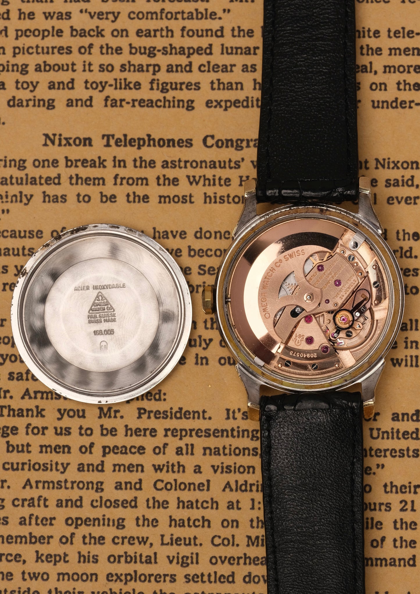 1963 OMEGA CONSTELLATION PIE PAN DOG LEG White Dial AUTOMATIC CHRONOMETER REF. 168.005