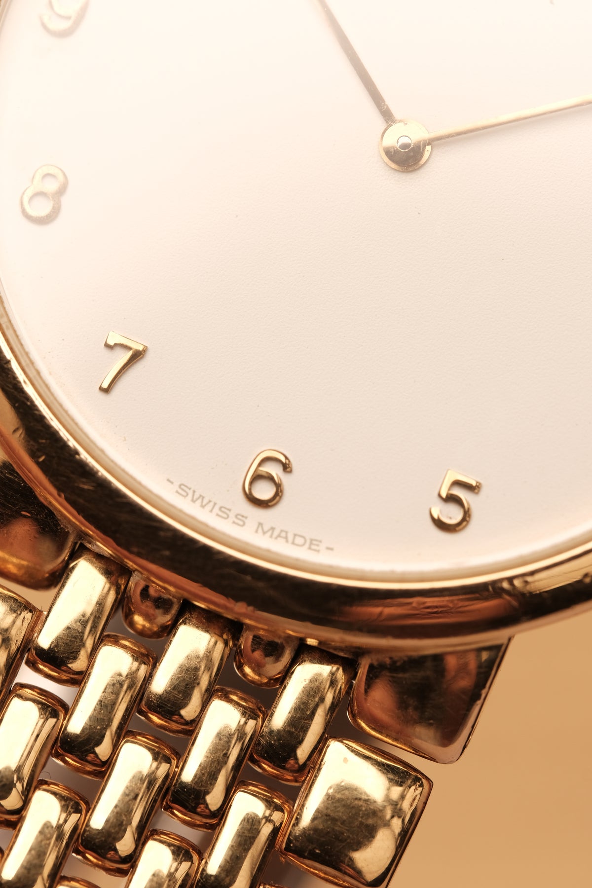 Omega De Ville Ref. 395.0875.2 Cal.1378 Ultra Thin Arabic Numeral Dial  Integrated Bracelet