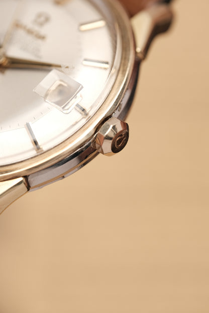 1964 OMEGA CONSTELLATION PIE PAN DOG LEG White Dial AUTOMATIC CHRONOMETER REF. 168.005