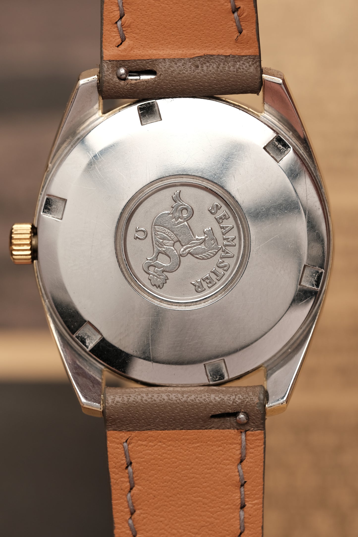1968 Vintage Omega Seamaster Sparkle Dial Automatic 168.022 Jumbo 36mm Gold Capped Cal.564