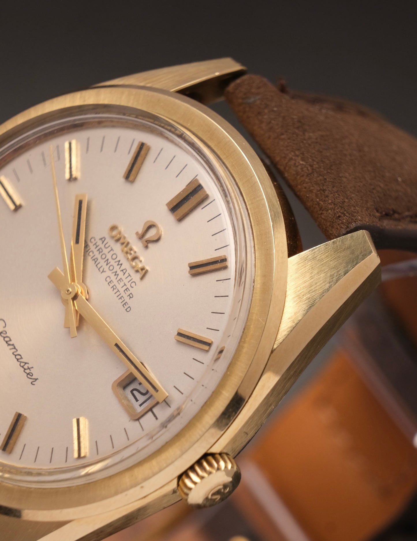 1960's Vintage Omega Seamaster Chronometer Automatic 168.022 Gold Capped Cal.564