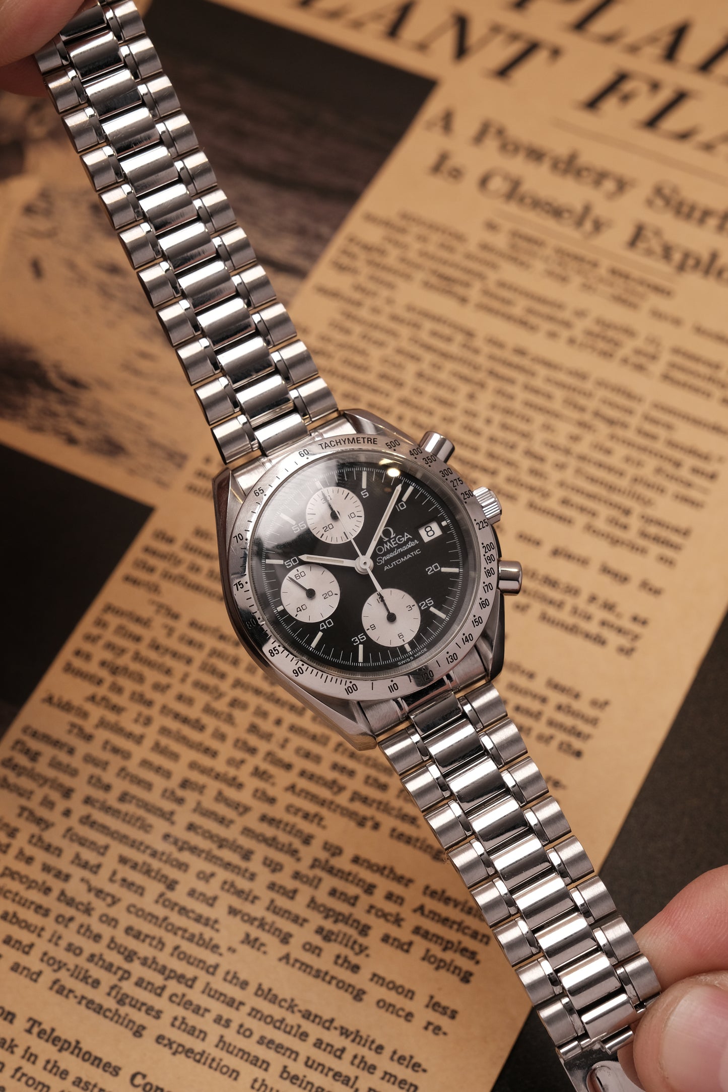 1998 Omega Speedmaster Reverse Panda Chronograph Automatic Date 3511.50 Cal. 1152