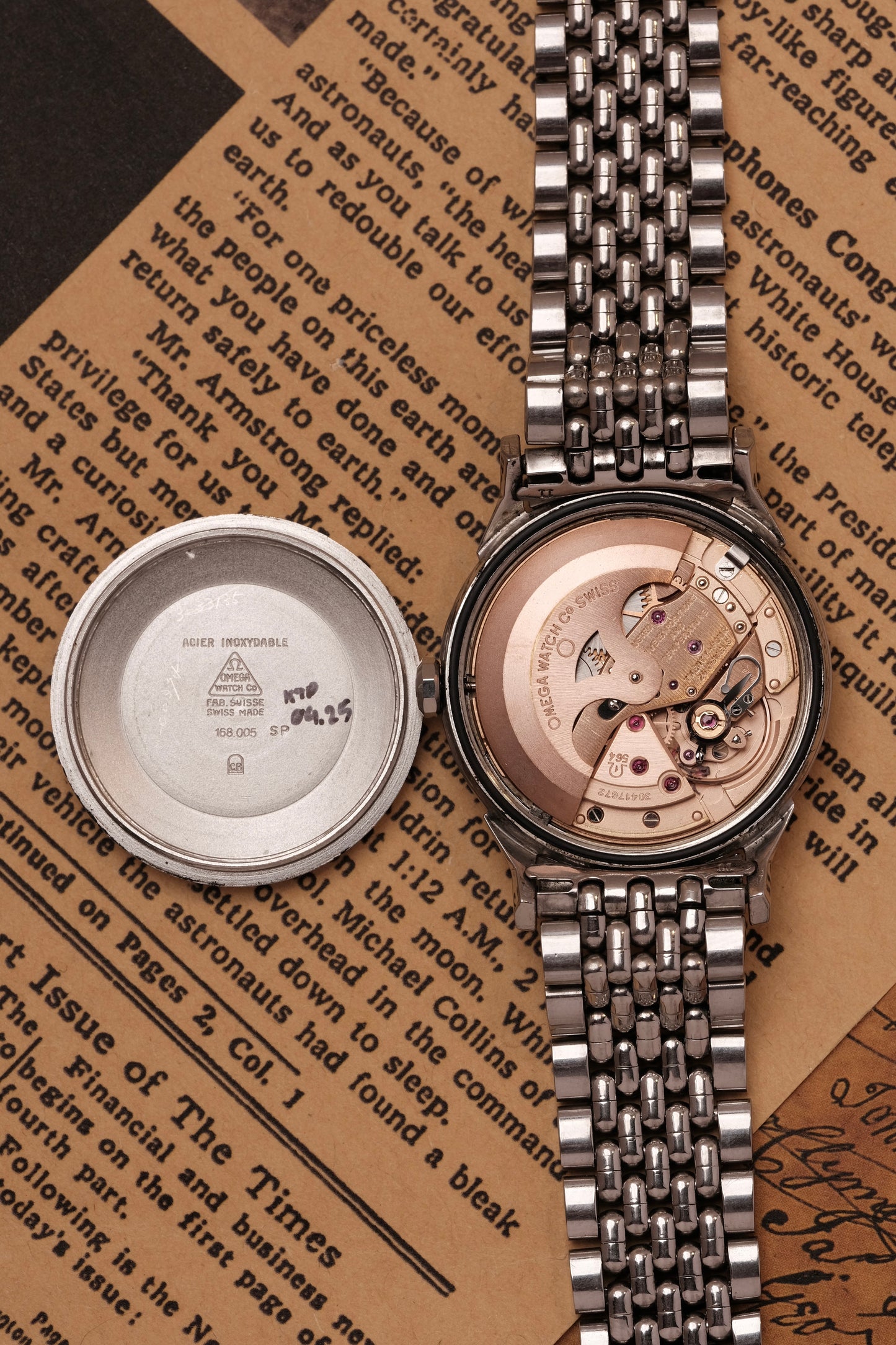 OMEGA CONSTELLATION PIE PAN DOG LEG AUTOMATIC CHRONOMETER REF. 168.005