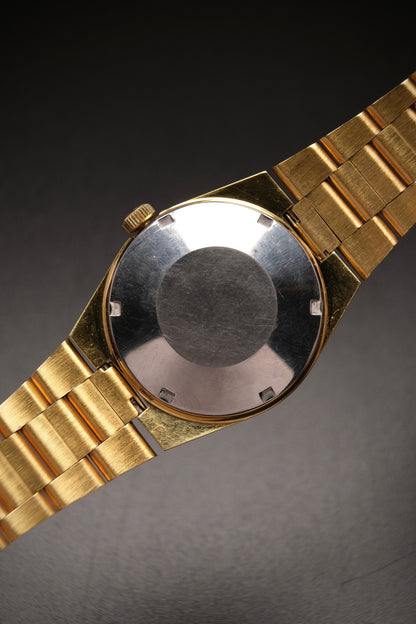Vintage Omega Genève 166099 Gold Case Gold Bracelet
