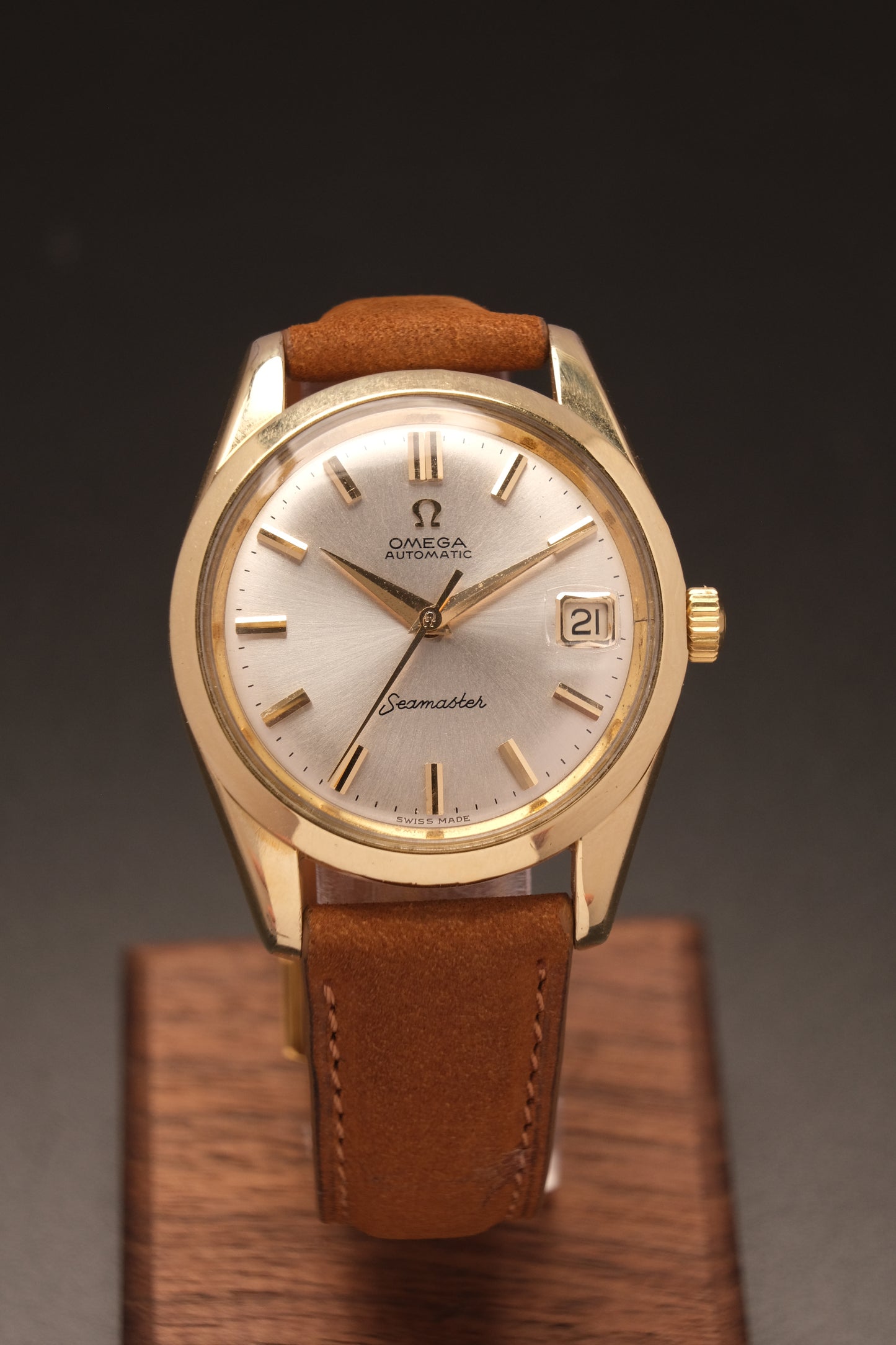 Vintage Omega Seamaster Automatic Gold Capped  14763-61