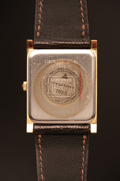 Vintage Longines 150th Anniversary Square Tank Reference 976.5159