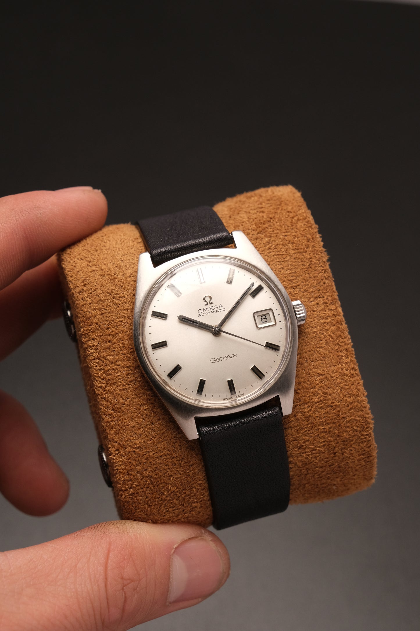 1971 Vintage OMEGA Genève Silver Men's Watch - 166.041