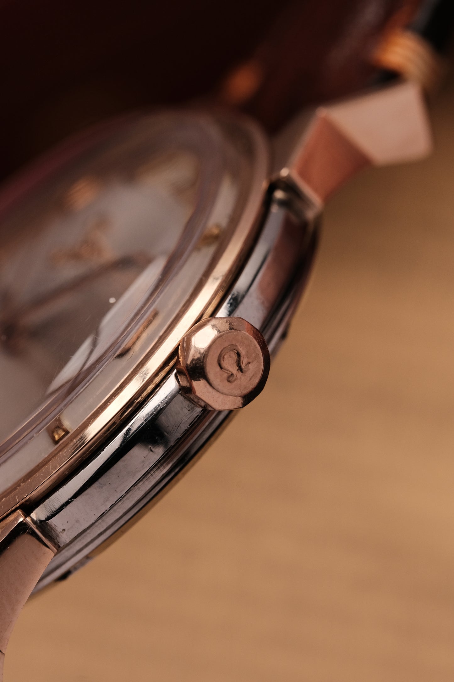 1966 OMEGA CONSTELLATION PIE PAN DOG LEG CROSS HAIR DIAL  ROSE GOLD  AUTOMATIC CHRONOMETER REF. 168.005