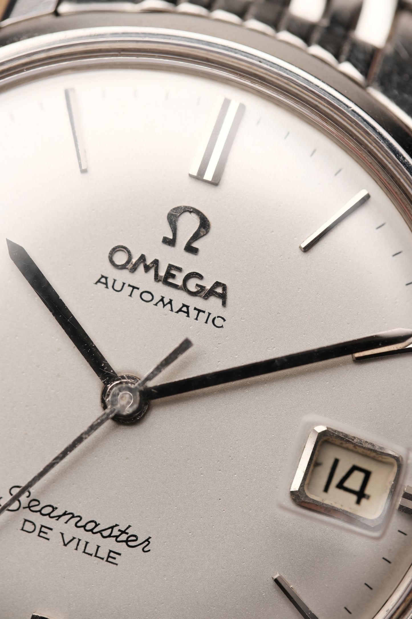 1966 Vintage Omega Seamaster De Ville Automatic White Dial 166.020
