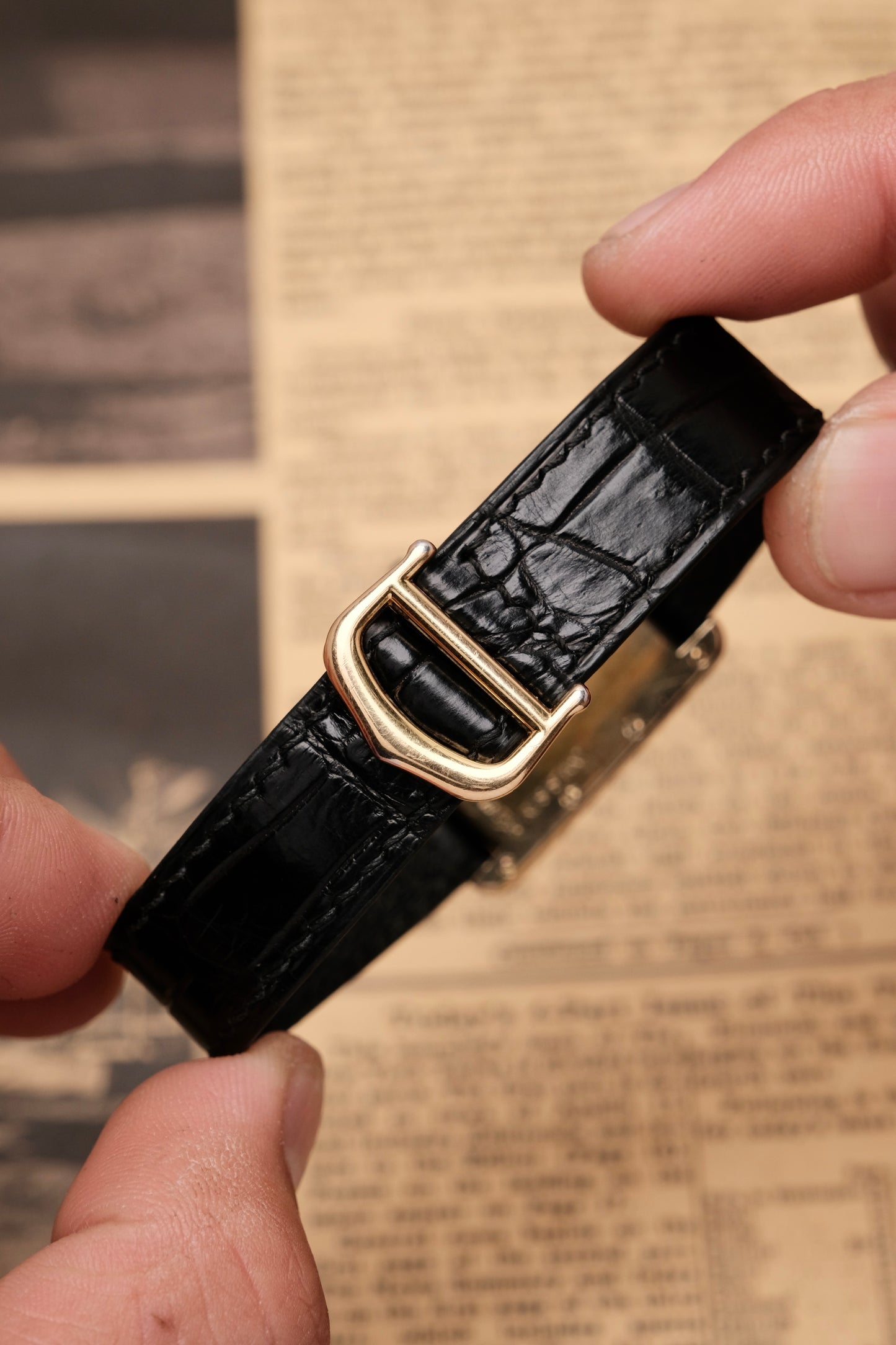 Vintage Cartier Must De Tank (XL 26x34mm) ROMAN DIAL QUARTZ Ref.2413