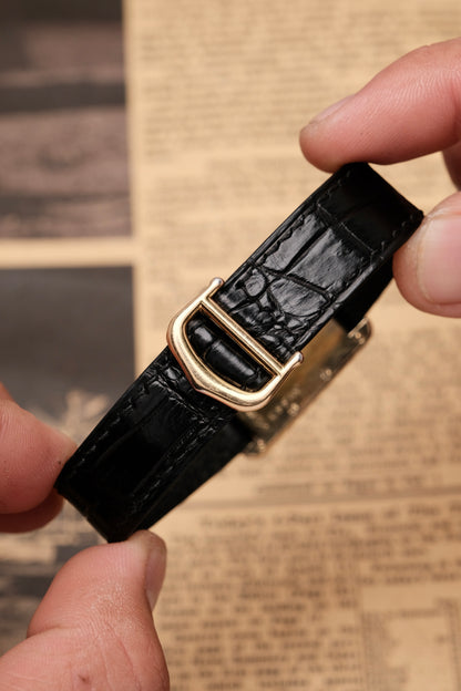 Vintage Cartier Must De Tank (XL 26x34mm) ROMAN DIAL QUARTZ Ref.2413