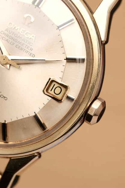 1963 OMEGA CONSTELLATION PIE PAN DOG LEG White Dial AUTOMATIC CHRONOMETER REF. 168.005
