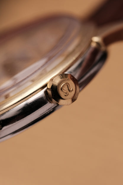 1959 Omega Constellation Pie Pan Gold Capped  Dial REF. 14393-8- SC