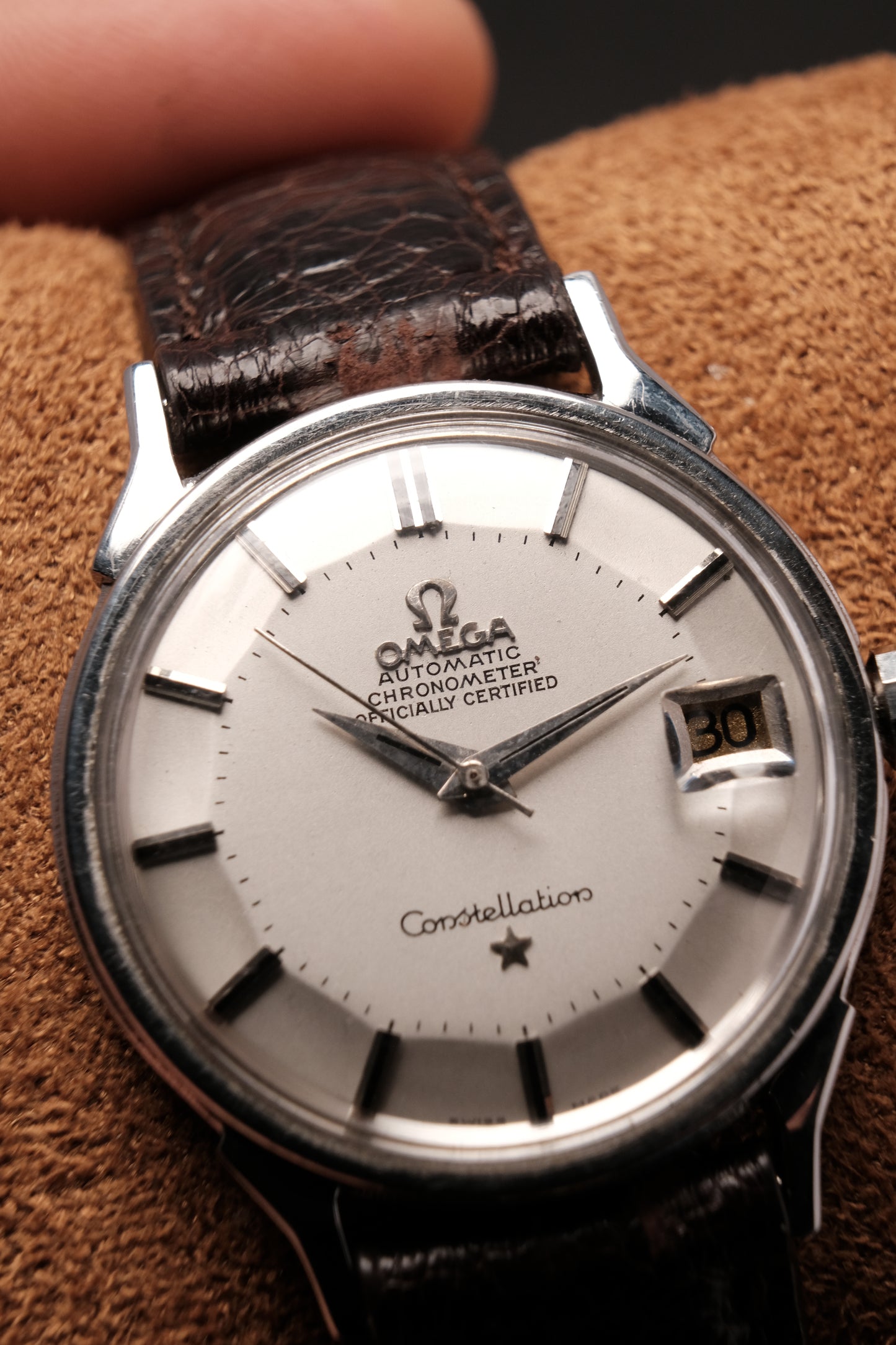 1961 Vintage OMEGA CONSTELLATION CHRONOMETER AUTOMATIC "PIE PAN" REF. 14381-2-SC