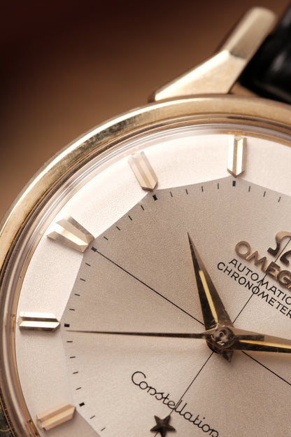 1963 OMEGA CONSTELLATION PIE PAN DOG LEG Cross Hair  Dial AUTOMATIC CHRONOMETER REF. 168.005