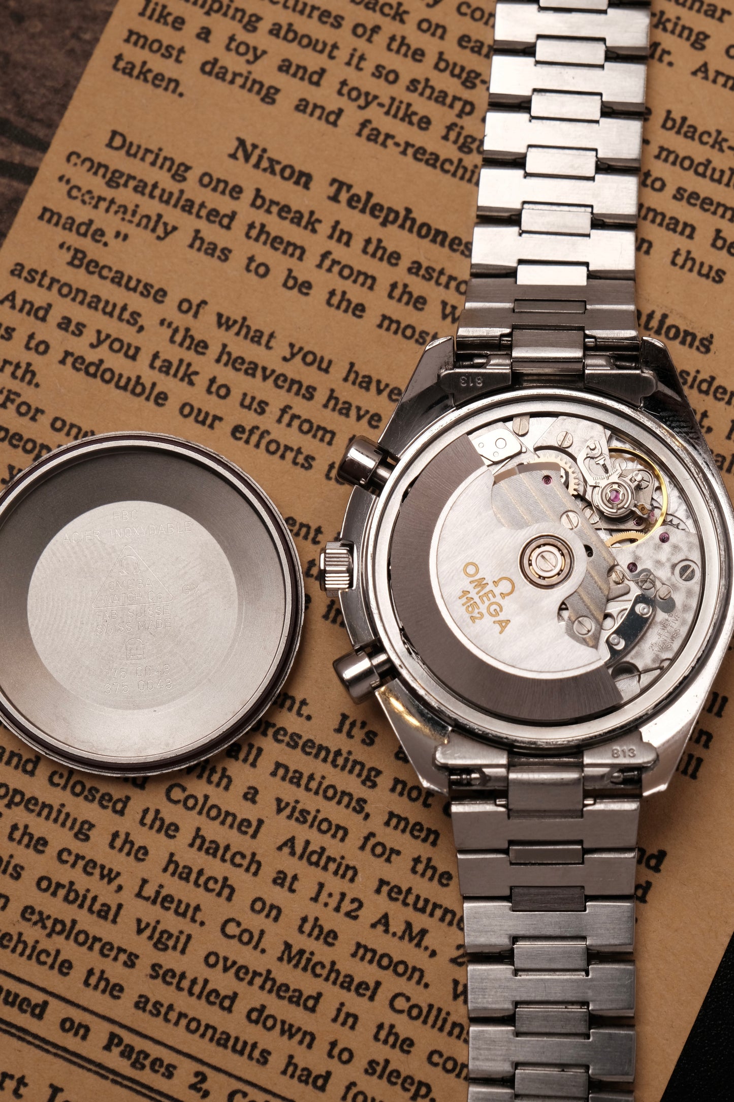 1998 Omega Speedmaster Reverse Panda Chronograph Automatic Date 3511.50 Cal. 1152