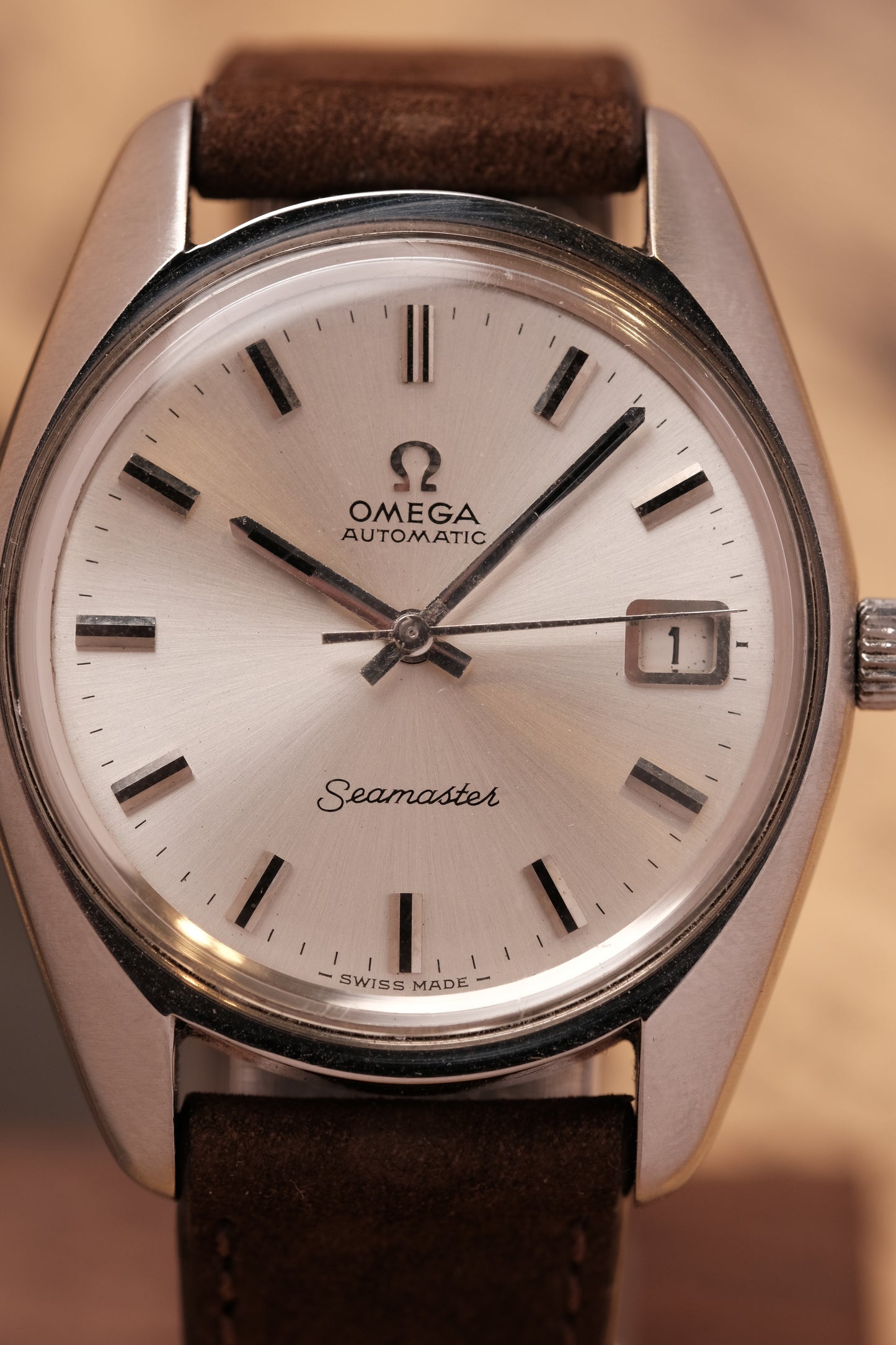 OMEGA Seamaster 166.067 Cal.565 Date Silver Dial Automatic Watch