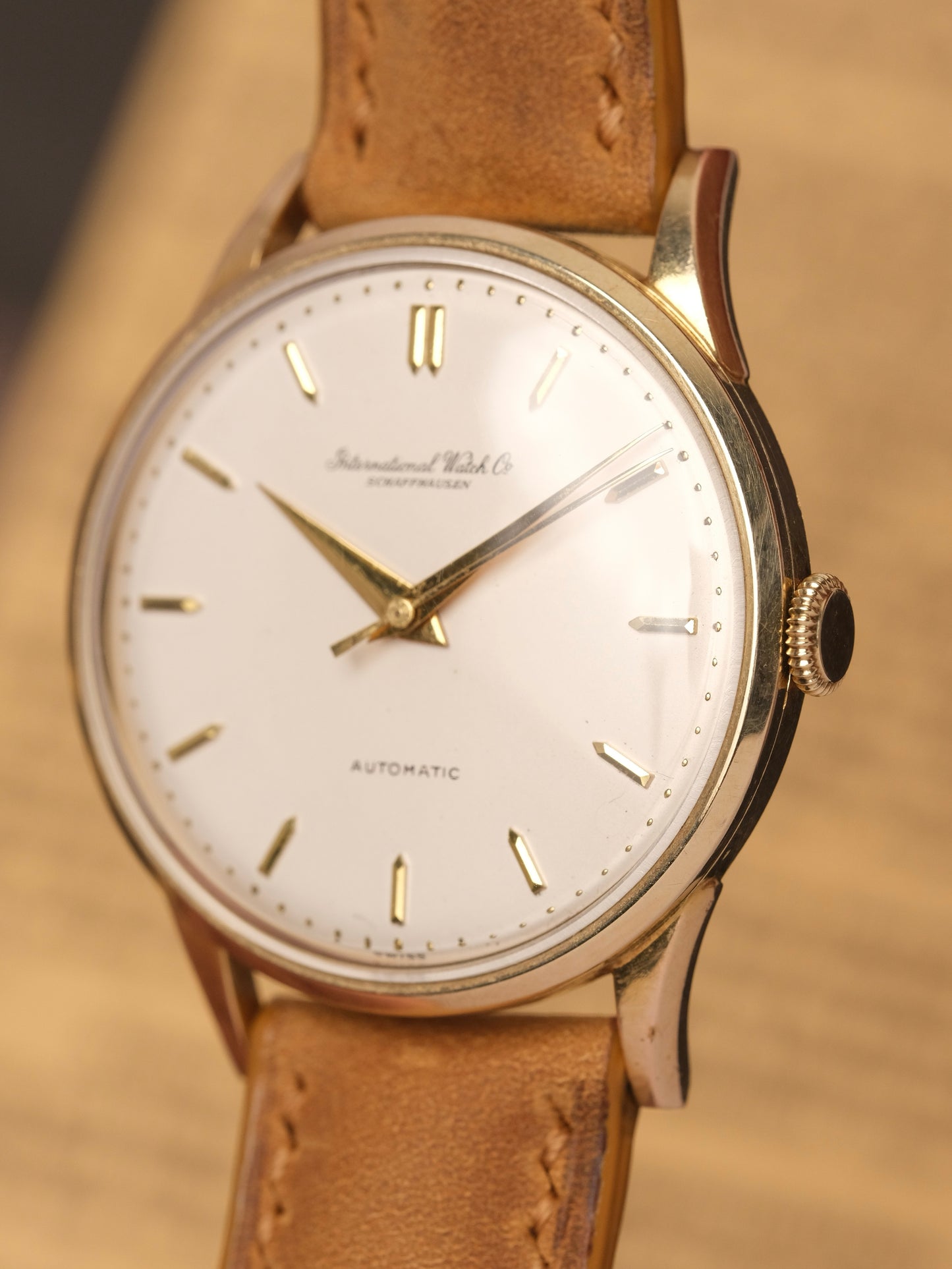 Calatrava IWC SCHAFFHAUSEN Cal.853 White Dial Automatic