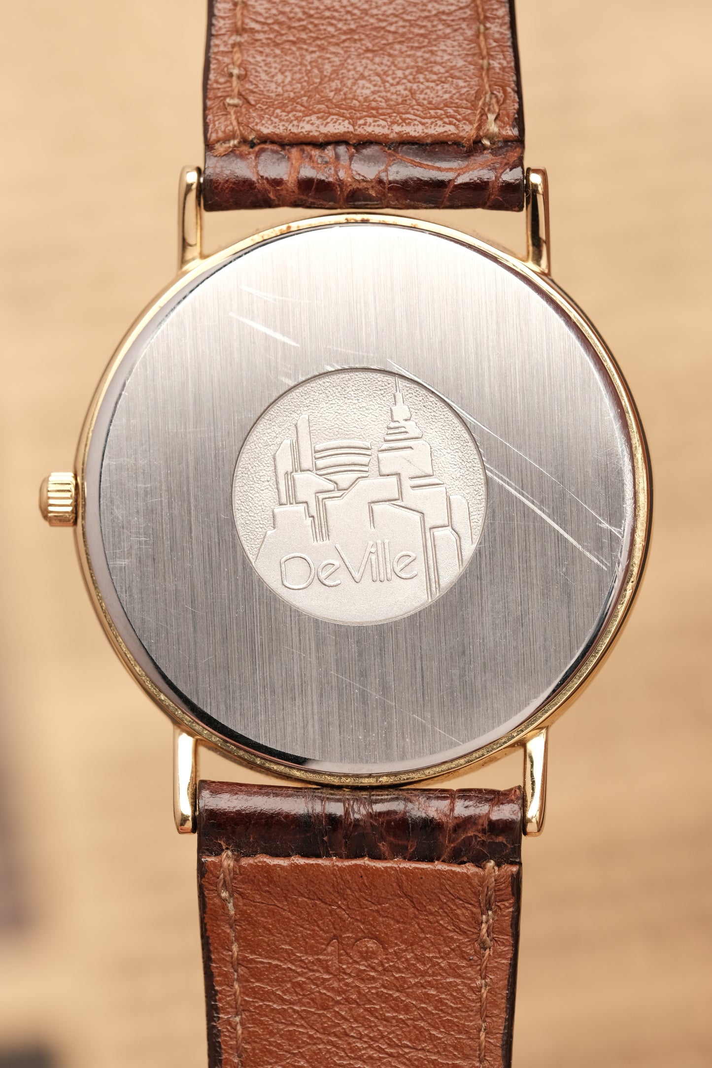Omega De Ville Ref.1950075.2 Ultra Thin Gold Quartz
