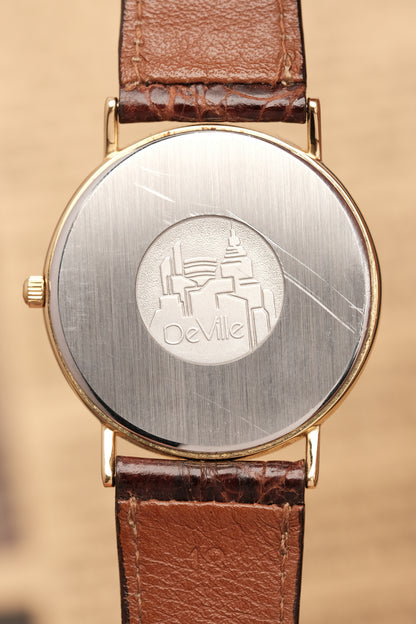 Omega De Ville Ref.1950075.2 Ultra Thin Gold Quartz