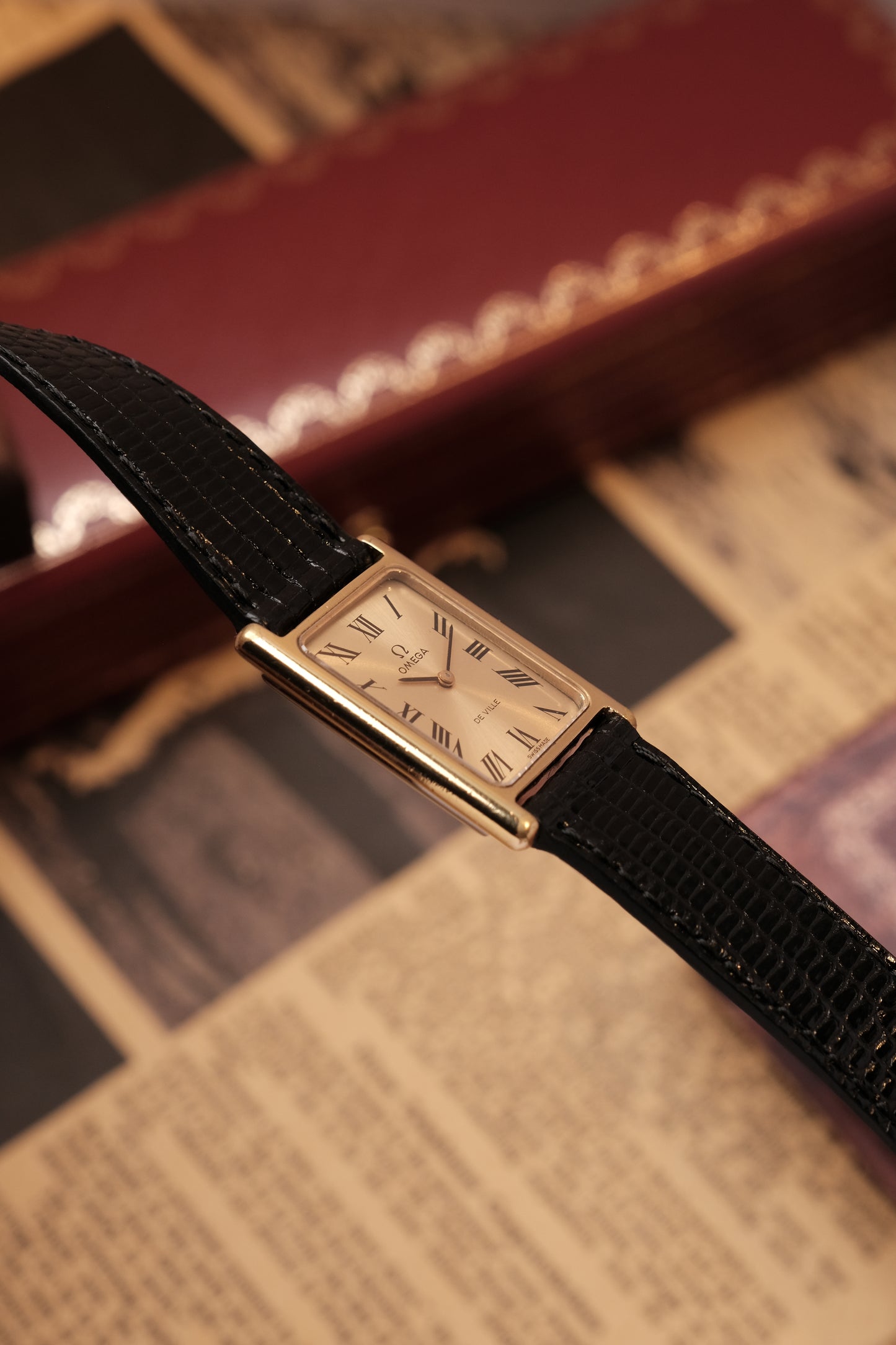 Vintage Tank OMEGA DE VILLE REF. 511.0404 (Roman number dial )