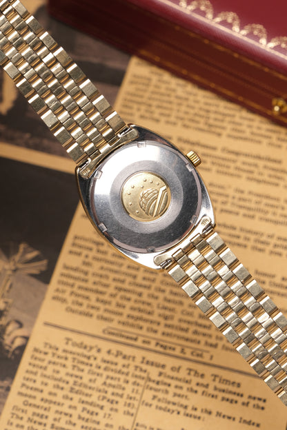 1969 OMEGA Constellation C-shape Day Chronometer Linen Champagne Dial - 168.017