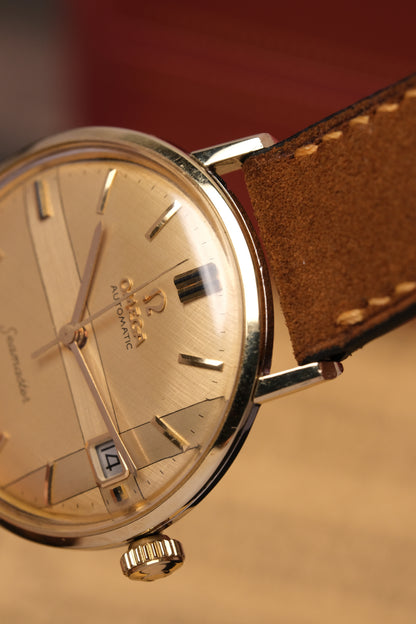 1961 Omega Seamaster Automatic Linen Cross Dial (Rare)