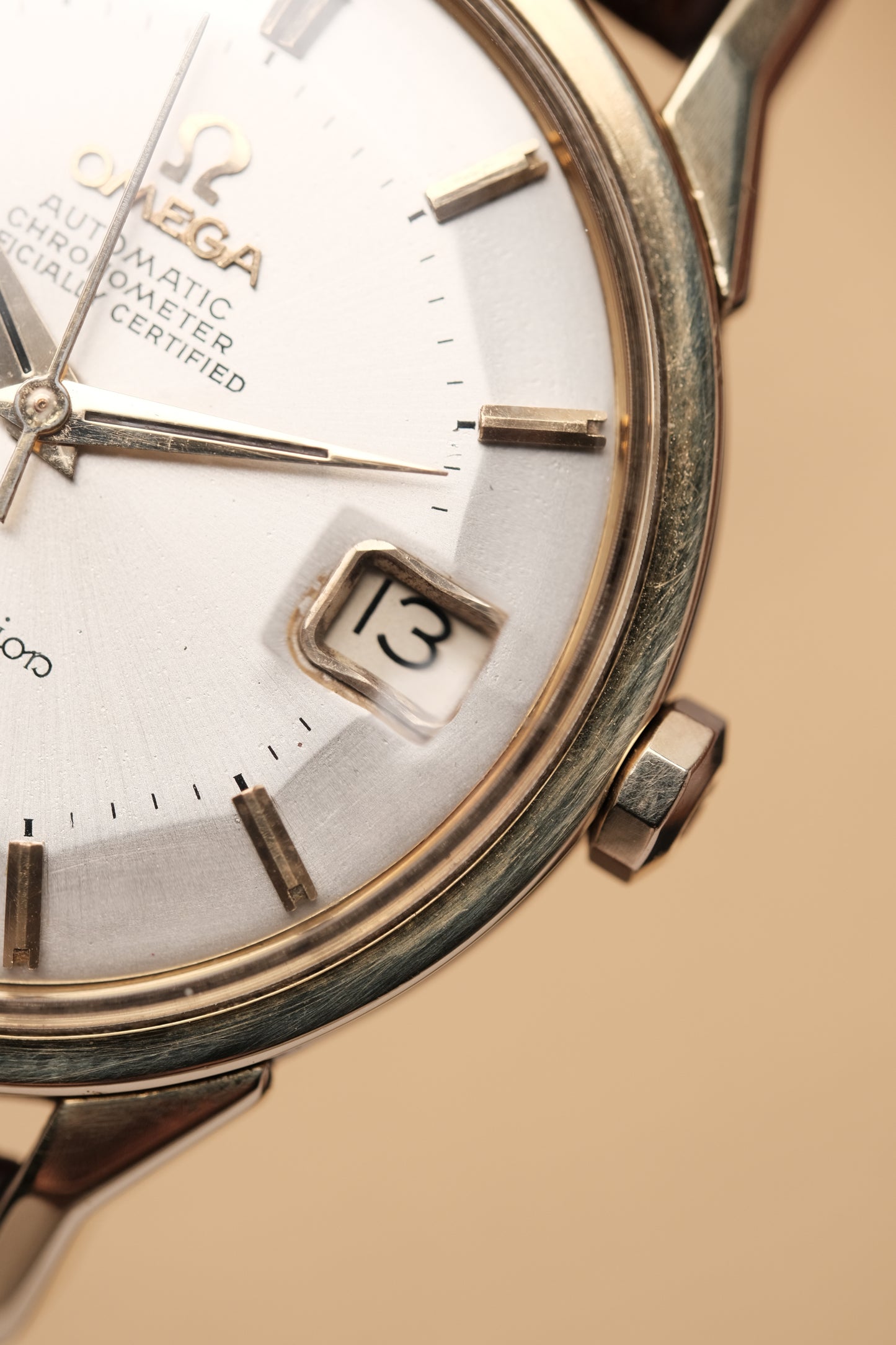 1966 OMEGA CONSTELLATION PIE PAN DOG LEG White Dial AUTOMATIC CHRONOMETER REF. 168.005