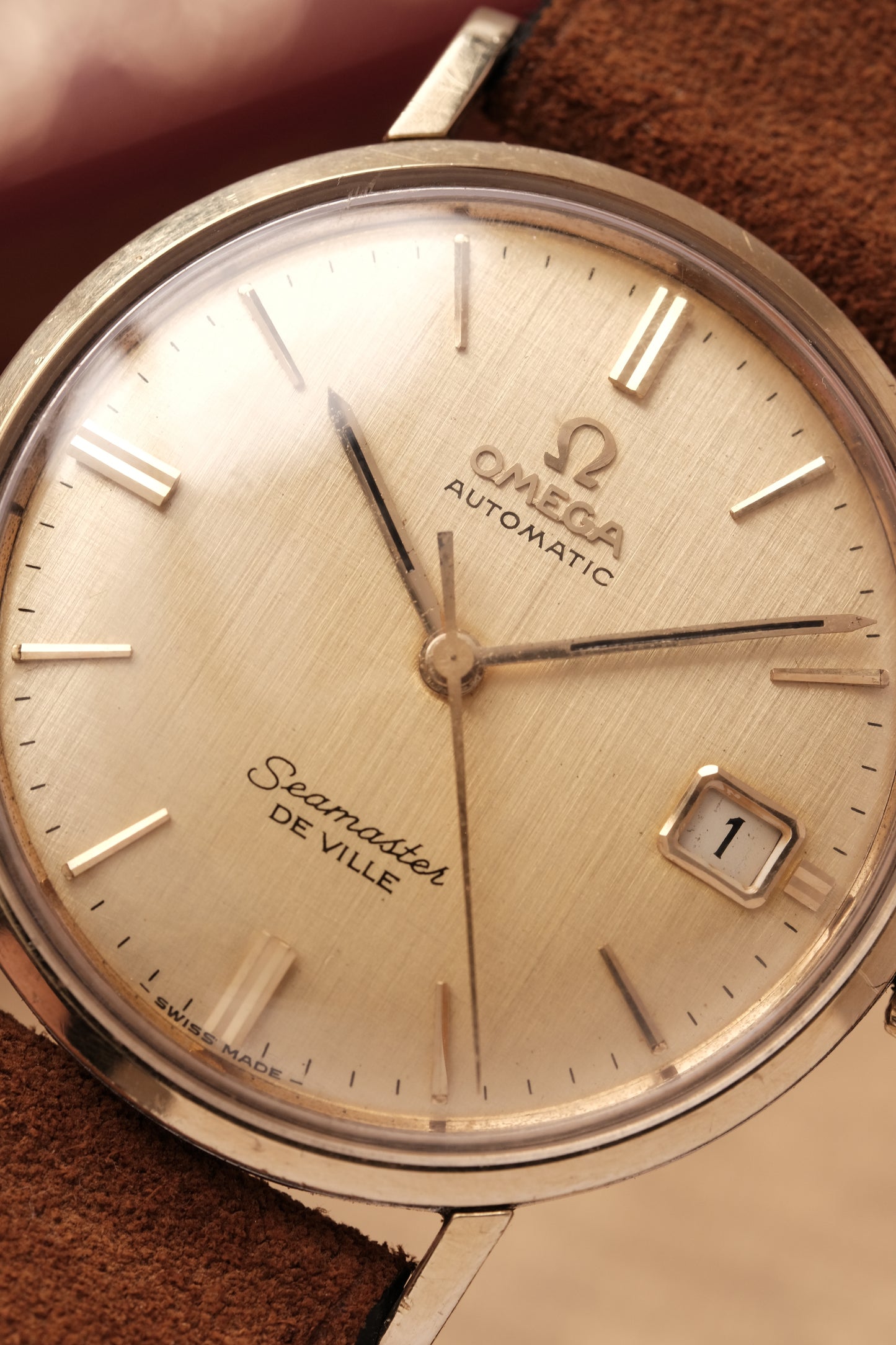 1959 Omega Seamaster De Villé Automatic  Linen Dial 14700-3-SC or 166.020