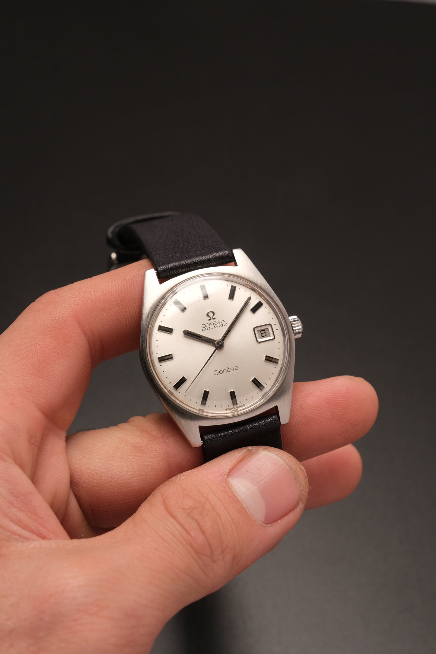 1971 Vintage OMEGA Genève Silver Men's Watch - 166.041