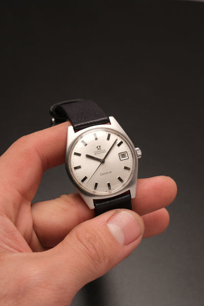 1971 Vintage OMEGA Genève Silver Men's Watch - 166.041
