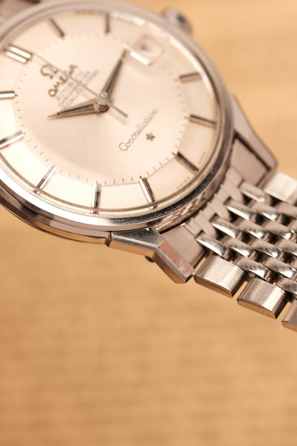 1963 OMEGA CONSTELLATION PIE PAN Stainless Steel  AUTOMATIC REF. 168.005 Beads of rice bracelet